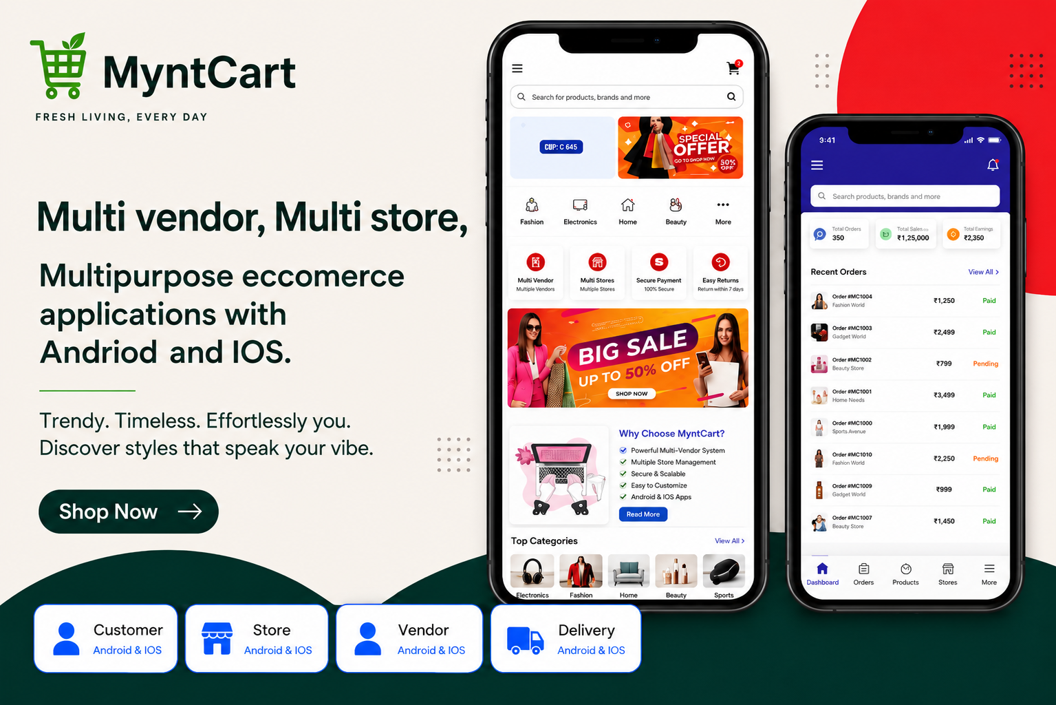 Multivendor E-Commerce Application